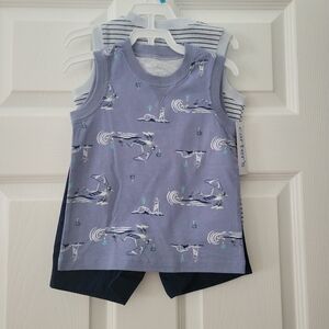 Carter's Blue Sleeveless Kids Top